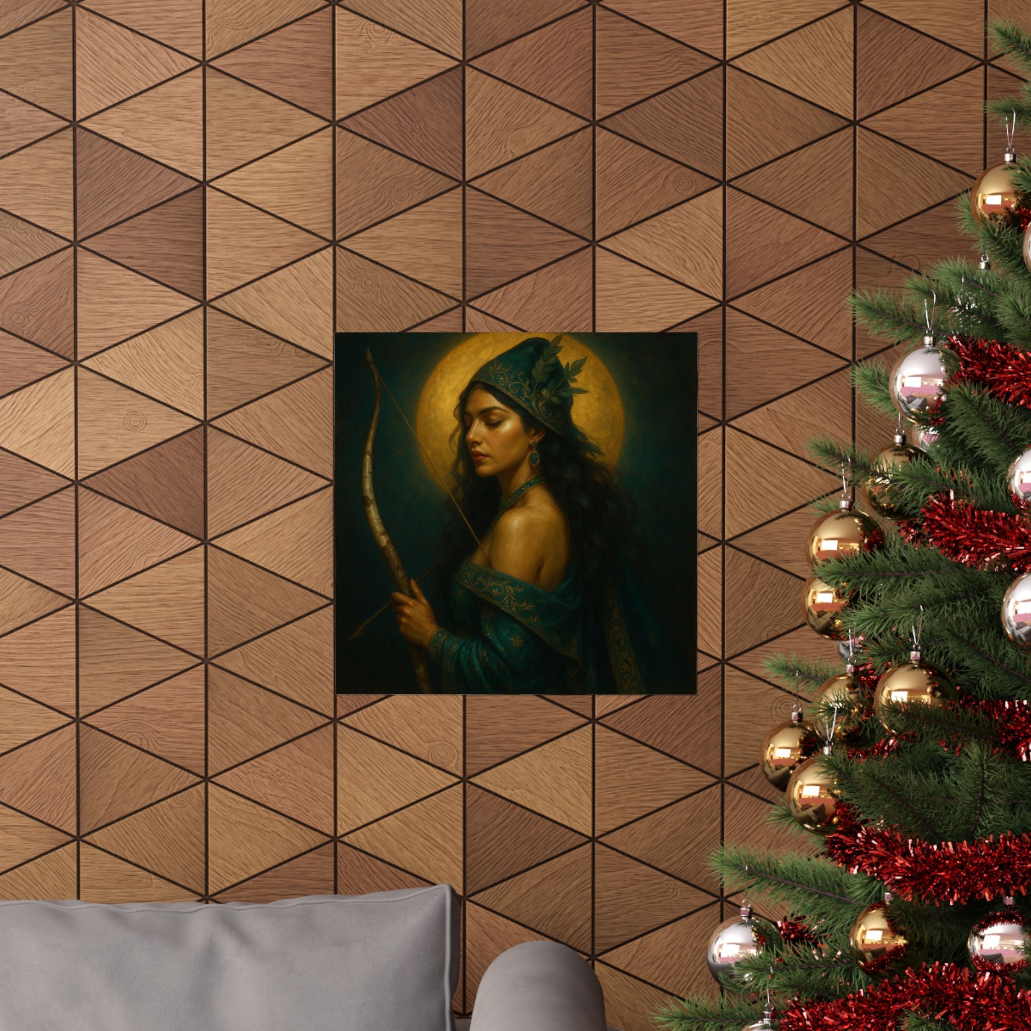 Evergreen Huntress Witch — Pixel Bruja Art Print
