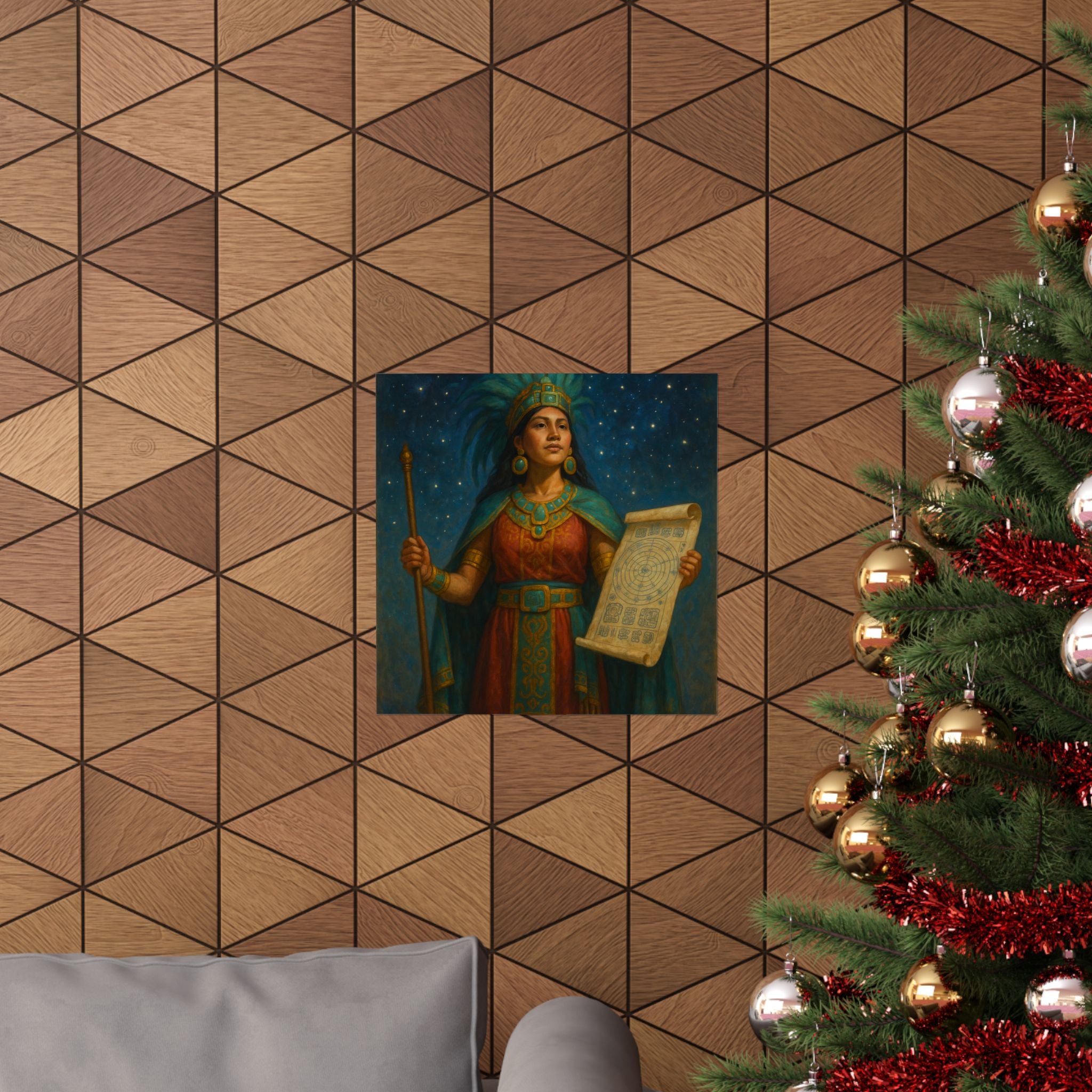 Mayan Astronomer-Priestess — Pixel Bruja Art Print