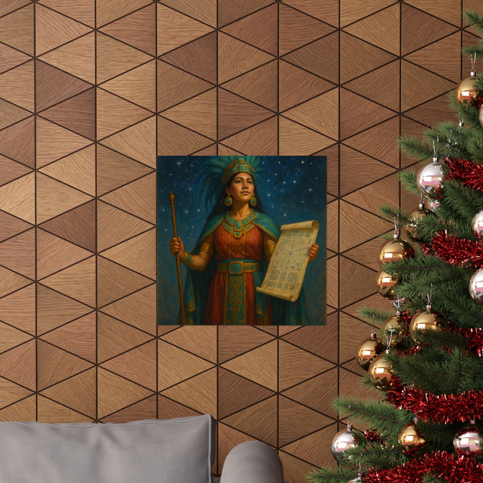 Mayan Astronomer-Priestess — Pixel Bruja Art Print