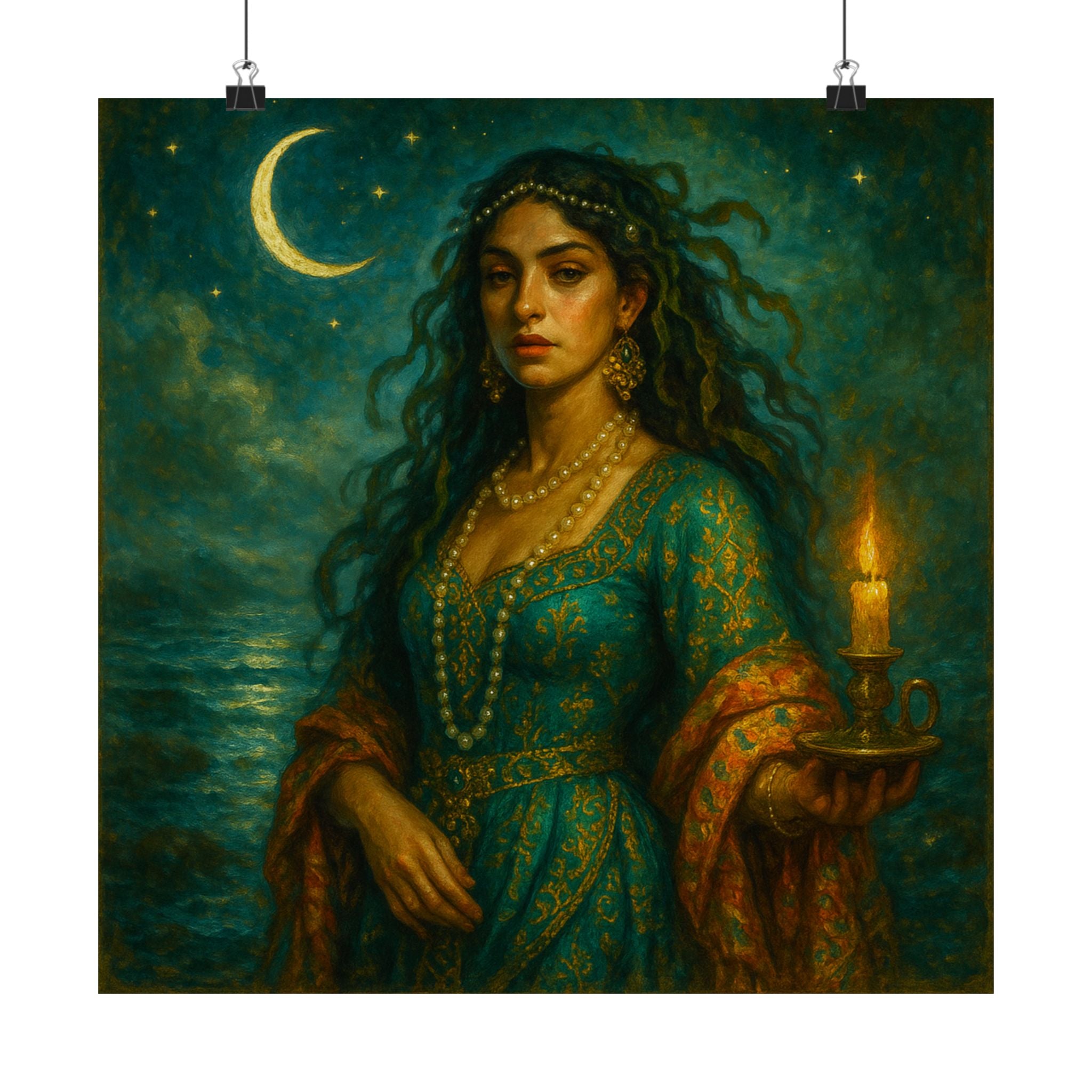 Tide-Pool Sea Witch — Pixel Bruja Art Print
