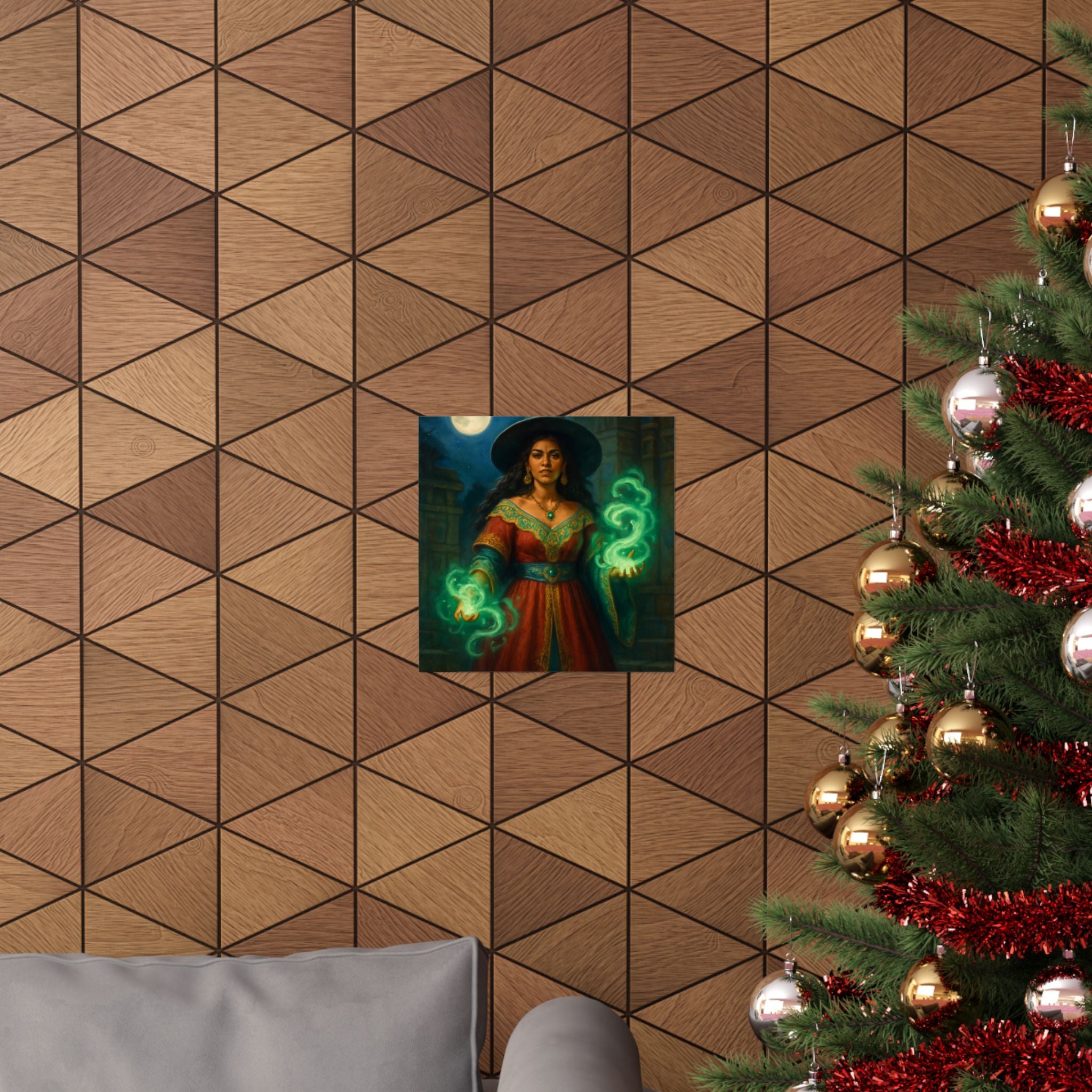 Latina Bruja Casting Jade Magic — Pixel Bruja Art Print