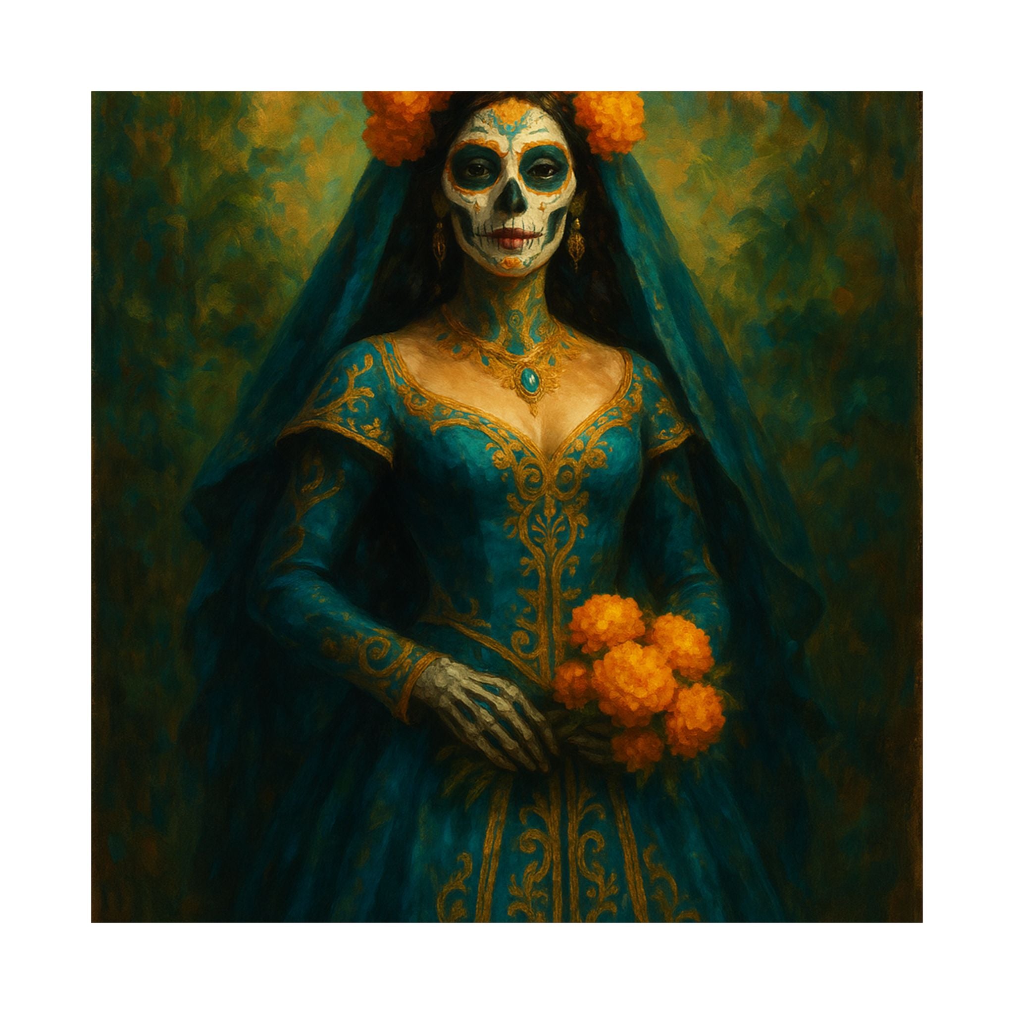 Dia de los Muertos Bride — Pixel Bruja Art Print