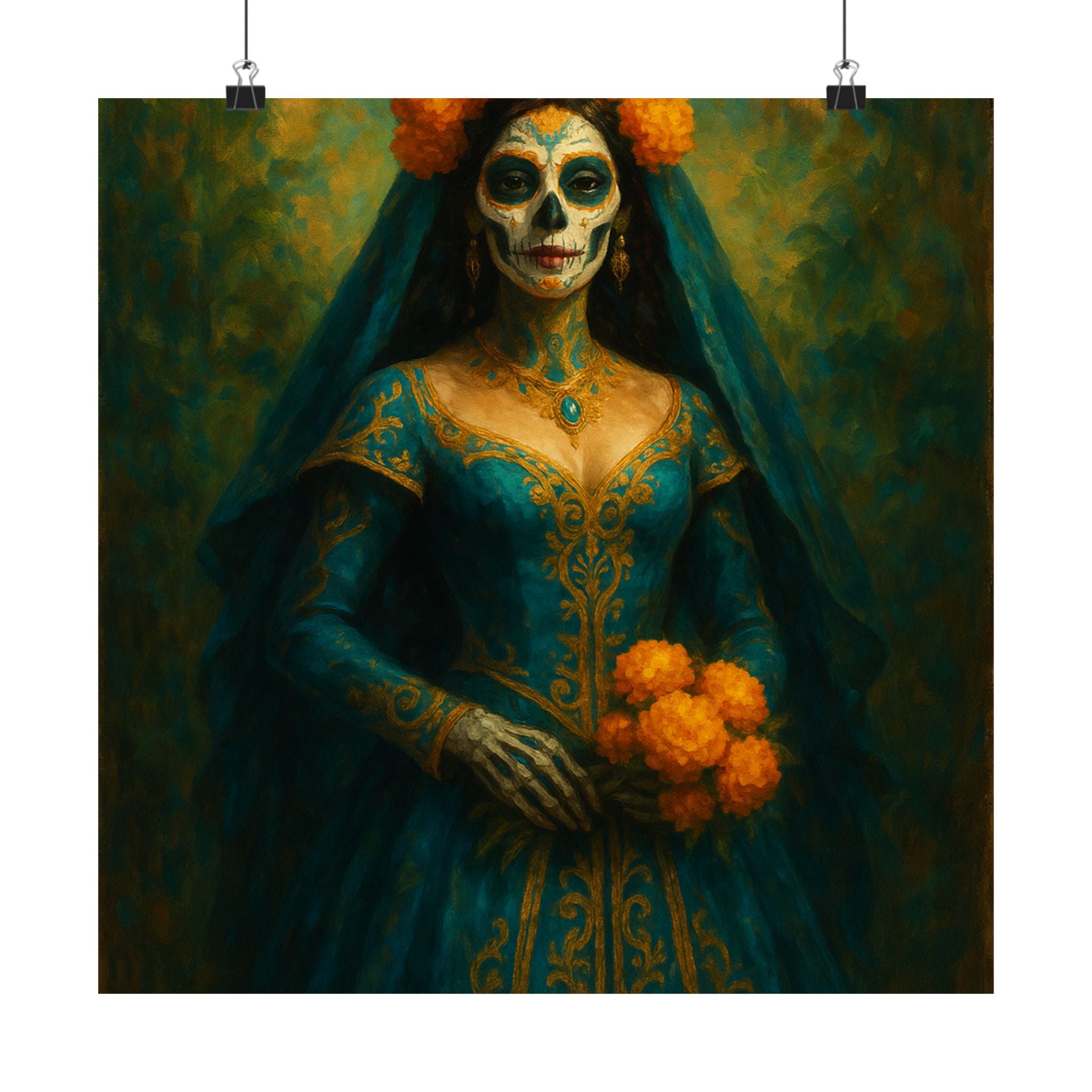 Dia de los Muertos Bride — Pixel Bruja Art Print