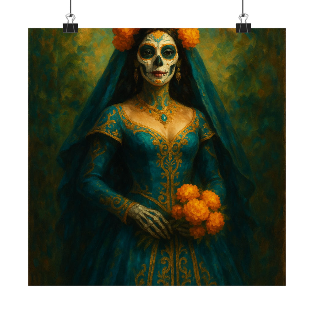 Dia de los Muertos Bride — Pixel Bruja Art Print
